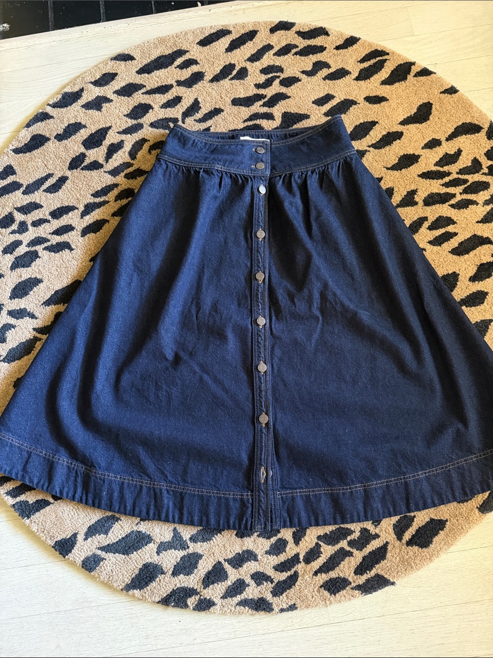 Loeffler Randall Ruthie Denim Skirt